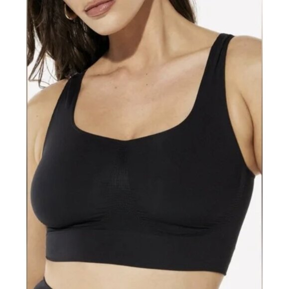 YITTY Nearly Naked Shaping Midi Bra in Black Stretch - Size XL / XXL - Picture 1 of 13